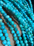 Natural Turquoise Nugget beads Size 5-6 MM • Genuine turquoise Length 40 cm • AAA Quality • Origin Arizona