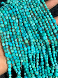 Natural Turquoise Nugget beads Size 4-6 MM • Genuine turquoise Length 40 cm • AAA Quality • Origin Arizona