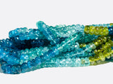 Apatite Roundel 5MM Beads • 16 Inch Length • AAA Quality- Apatite Roundel Beads • Multi Color Apatite Beads