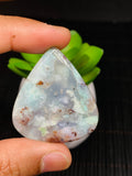 Aqua Chalcedony Cabochon • Code A1-A4 • AAA Quality • Natural Aqua Chalcedony Cabs • Perfect for Jewelry Making • Wire Wrapping Stone