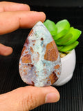 Aqua Chalcedony Cabochon • Code A9- A12 • AAA Quality • Natural Aqua Chalcedony Cabs • Perfect for Jewelry Making • Wire Wrapping Stone