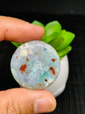Aqua Chalcedony Cabochon • Code A33- A36 • AAA Quality • Natural Aqua Chalcedony Cabs • Perfect for Jewelry Making • Wire Wrapping Stone