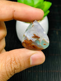 Aqua Chalcedony Cabochon • Code A60- A65 • AAA Quality • Natural Aqua Chalcedony Cabs • Perfect for Jewelry Making • Wire Wrapping Stone