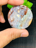 Aqua Chalcedony Cabochon • Code A66- A68 • AAA Quality • Natural Aqua Chalcedony Cabs • Perfect for Jewelry Making • Wire Wrapping Stone