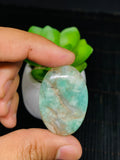 Aqua Chalcedony Cabochon • Code A89-A92 • AAA Quality • Natural Aqua Chalcedony Cabs • Perfect for Jewelry Making • Wire Wrapping Stone