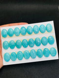 Amazonite 13X18 MM Oval Cabochons | Pack of 1 Pcs | AAA Quality | Natural Peruvian Amazonite Cabochons