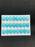 Amazonite 13X18 MM Oval Cabochons | Pack of 1 Pcs | AAA Quality | Natural Peruvian Amazonite Cabochons