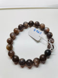 Black Sunstone Bracelet 8mm size-18MM -Natural Sunstone Beaded Bracelet - Length 7.5 Inch in Stretchable Cord,code BS-5