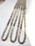 Opal Roundel Beads 7mm size, 16 Inch Strand- Australian opal wheel shape , Flat thin slice shape