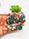 Brown Turquoise Cabochon • Code B13-B17 • AAA Quality • Natural Turquoise Cabs • Perfect for Jewelry Making