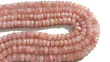 Morganite faceted Roundel 9Mm , Big Size faceted Roundel , Natural Morganite faceted Beads