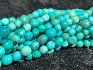 Natural Turquoise Nugget beads Size 4-6 MM • Genuine turquoise Length 40 cm • AAA Quality • Origin Arizona