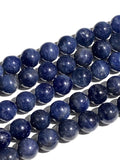 1/2 strand Blue Sapphire Round Beads • 12 mm size • Top Quality AAA 20 cm length • Natural Sapphire Beads • Sapphire Round beads