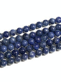 Blue Sapphire Round Beads • 6 mm size • Top Quality AAA 40 cm length • Natural Sapphire Beads • Sapphire Round beads