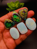 Monarch Opal Cabochon • Code M89-M94 • Sterling Opal Cabochon • AAAA Quality • Treated Opal