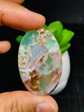 Aqua Chalcedony Cabochon • Code A23- A26 • AAA Quality • Natural Aqua Chalcedony Cabs • Perfect for Jewelry Making • Wire Wrapping Stone