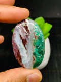 Aqua Chalcedony Cabochon • Code A23- A26 • AAA Quality • Natural Aqua Chalcedony Cabs • Perfect for Jewelry Making • Wire Wrapping Stone