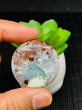 Aqua Chalcedony Cabochon • Code A33- A36 • AAA Quality • Natural Aqua Chalcedony Cabs • Perfect for Jewelry Making • Wire Wrapping Stone