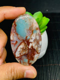 Aqua Chalcedony Cabochon • Code A37- A38 • AAA Quality • Natural Aqua Chalcedony Cabs • Perfect for Jewelry Making • Wire Wrapping Stone