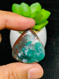 Aqua Chalcedony Cabochon • Code A76B-A79 • AAA Quality • Natural Aqua Chalcedony Cabs • Perfect for Jewelry Making • Wire Wrapping Stone