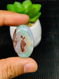 Aqua Chalcedony Cabochon • Code A93-A98  • AAA Quality • Natural Aqua Chalcedony Cabs • Perfect for Jewelry Making • Wire Wrapping Stone