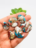 Brown Turquoise Cabochon • Code B7-B12 • AAA Quality • Natural Turquoise Cabs • Perfect for Jewelry Making