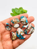 Brown Turquoise Cabochon • Code B7-B12 • AAA Quality • Natural Turquoise Cabs • Perfect for Jewelry Making