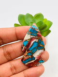 Brown Turquoise Cabochon • Code B13-B17 • AAA Quality • Natural Turquoise Cabs • Perfect for Jewelry Making