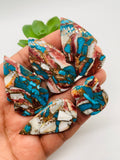 Brown Turquoise Cabochon • Code B13-B17 • AAA Quality • Natural Turquoise Cabs • Perfect for Jewelry Making