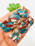 Brown Turquoise Cabochon • Code B18-B23 • AAA Quality • Natural Turquoise Cabs • Perfect for Jewelry Making