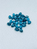 London Blue Topaz 4X6MM Smooth Oval Cabs,natural gemstone cabochon , Pack of 2 pc