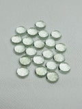 10MM Prasiolite Round Cabs - Pack of 4 Pcs - AAA Quality - Natural color - Natural Prasiolite Stone- Green Amethyst loose stone