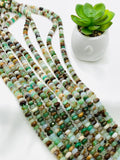 Chrysoprase Faceted Roundel Beads • 8 mm Size • AAA Quality • 100% Natural Chrysoprase Faceted Rondelle Beads • Origin Australia