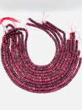 Spiny Oyster Roundel Beads • 6 mm Size • 40 cm length • AAA Quality • Natural Spiny Oyster Purple Color • Origin Mexico • Rare Available