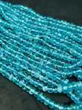 Apatite Roundel Beads, 3-7mm size, 16 Inch Length- AAA Quality- Appetite Roundel Beads