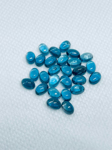 London Blue Topaz 3X5MM Smooth Oval Cabs,natural gemstone cabochon , Pack of 2 pc