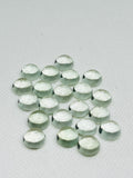 12MM Prasiolite Round Cabs - Pack of 1Pcs - AAA Quality - Natural color - Natural Prasiolite Stone- Green Amethyst loose stone
