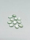 Prasiolite Oval 10X12 MM Cabs - Pack of 4 Pcs - AAA Quality - Natural color - Natural Prasiolite Stone- Green Amethyst loose stone