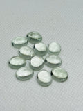 Prasiolite Oval 10X12 MM Cabs - Pack of 4 Pcs - AAA Quality - Natural color - Natural Prasiolite Stone- Green Amethyst loose stone