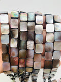 Black Mother of Pearl Beads • 8x12 mm Size • 40 cm length • AAA Quality • Natural Black Mother of Pearl Rectangle Beads