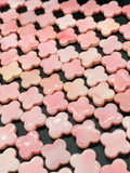 Queen Conch Shell Flower Beads • 13x13 mm Size • Length 40 cm • AAA Quality • Natural Pink Queen Conch Shell Beads