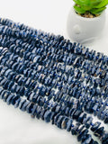 Blue Sapphire  Roundel Beads • 11-14 mm SIze • AAA Quality • 100% Natural Blue Sapphire Beads • Sapphire Wheel Beads