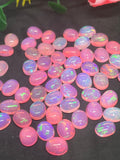 Opal Cabochon 8X10mm Size • pack of 1 Pcs AAA Quality • Natural Opal pink color Treated Color • Ethiopian Opal Cabochon