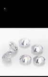 3MM white Moissanite faceted round , Pack of 1 Piece- Moissanite faceted loose stone