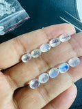 7X9MM Moonstone Faceted Oval, AAA Quality Moonstone Faceted - Pack of 4 Piece, Oval shape loose cut stone.