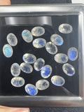 4X6MM Moonstone Faceted Oval, AAA Quality Moonstone Faceted - Pack of 6 Piece, Oval shape loose cut stone.