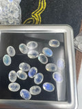 5X7MM Moonstone Faceted Oval, AAA Quality Moonstone Faceted - Pack of 5 Piece, Oval shape loose cut stone.