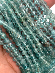 Apatite Round Beads • 6mm Size • Length 40 cm • AAA Quality • Perfect Round Beads • 100% Natural Apatite Beads • DIY Jewelry Making