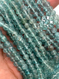 Apatite Round Beads • 6mm Size • Length 40 cm • AAA Quality • Perfect Round Beads • 100% Natural Apatite Beads • DIY Jewelry Making