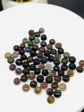 Ethiopian Opal Cabochon • 5 mm Size • Pack of 8 Pcs • Code B27 - AA Quality • Natural Opal Treated Color • Ethiopian Opal Cabs